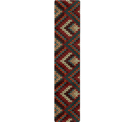 Vintage Knitted Pattern Print Table Runner
