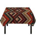 Vintage Knitted Pattern Print Tablecloth