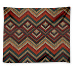 Vintage Knitted Pattern Print Tapestry
