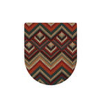 Vintage Knitted Pattern Print Toilet Lid Cover