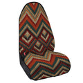 Vintage Knitted Pattern Print Waterproof Car Seat Cover