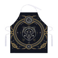 Vintage Leo Zodiac Sign Print Adjustable Apron