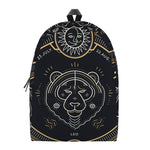 Vintage Leo Zodiac Sign Print Backpack