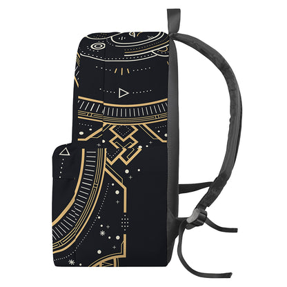 Vintage Leo Zodiac Sign Print Backpack