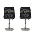 Vintage Leo Zodiac Sign Print Bar Stool Covers