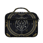 Vintage Leo Zodiac Sign Print Briefcase Bible Bag