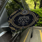 Vintage Leo Zodiac Sign Print Car Side Mirror Covers