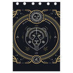 Vintage Leo Zodiac Sign Print Curtain
