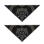 Vintage Leo Zodiac Sign Print Dog Bandana