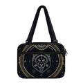 Vintage Leo Zodiac Sign Print Double Strap Bible Bag