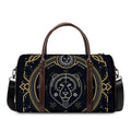 Vintage Leo Zodiac Sign Print Duffel Bag