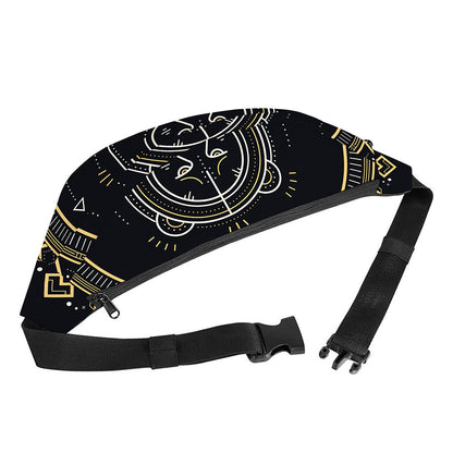 Vintage Leo Zodiac Sign Print Fanny Pack