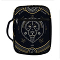 Vintage Leo Zodiac Sign Print Front Pocket Bible Bag