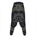 Vintage Leo Zodiac Sign Print Hammer Pants