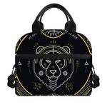 Vintage Leo Zodiac Sign Print Insulated Lunch Bag