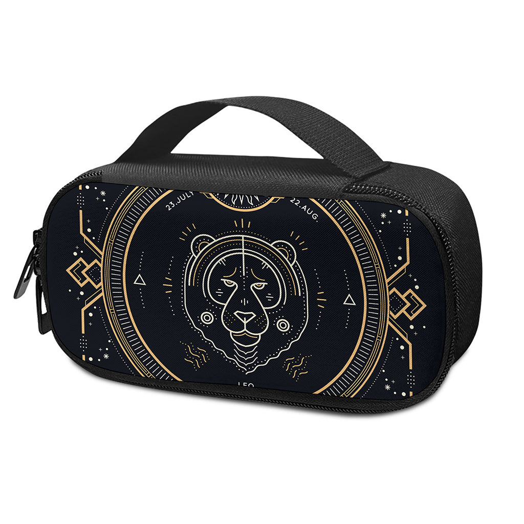 Vintage Leo Zodiac Sign Print Insulin Cooler Travel Case