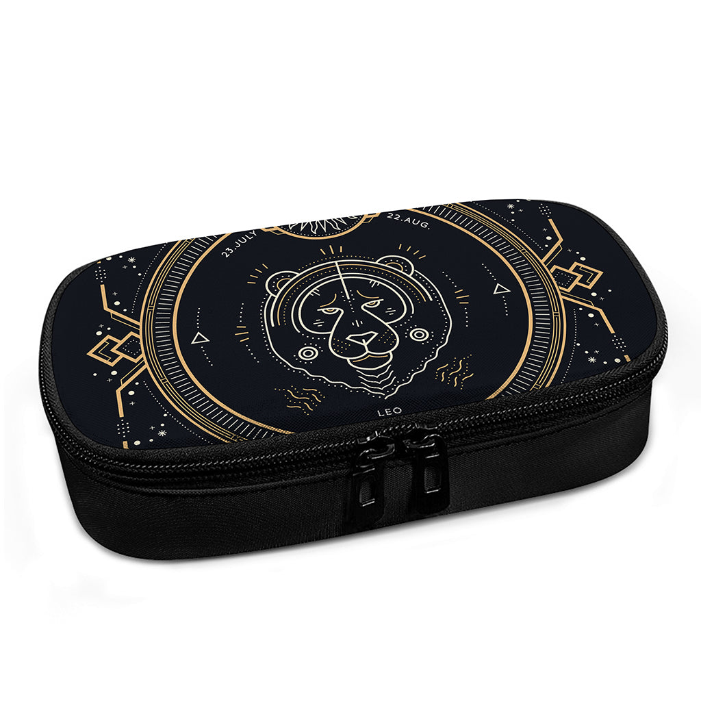 Vintage Leo Zodiac Sign Print Insulin Cooler Travel Case