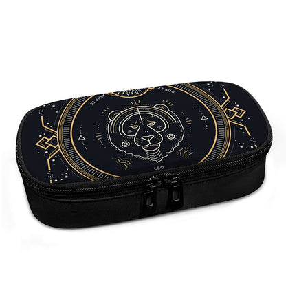 Vintage Leo Zodiac Sign Print Insulin Cooler Travel Case