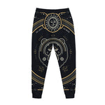 Vintage Leo Zodiac Sign Print Jogger Pants