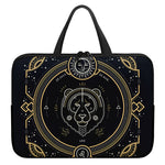 Vintage Leo Zodiac Sign Print Laptop Sleeve With Handle