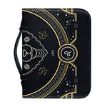 Vintage Leo Zodiac Sign Print Leather Bible Cover