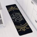Vintage Leo Zodiac Sign Print Long Kitchen Mat