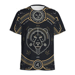 Vintage Leo Zodiac Sign Print Men's Sports T-Shirt