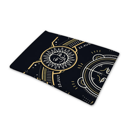 Vintage Leo Zodiac Sign Print Pet Cooling Mat Cover