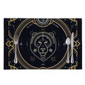 Vintage Leo Zodiac Sign Print Placemat