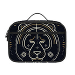 Vintage Leo Zodiac Sign Print Portable Lunch Bag