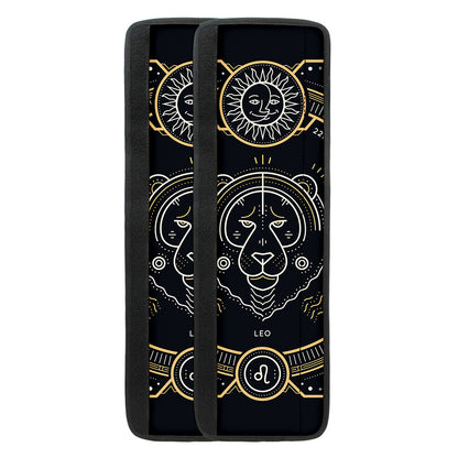 Vintage Leo Zodiac Sign Print Refrigerator Handle Covers
