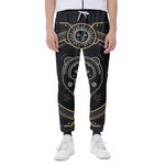 Vintage Leo Zodiac Sign Print Scuba Joggers