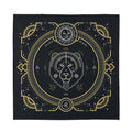 Vintage Leo Zodiac Sign Print Silk Bandana