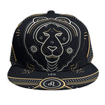 Vintage Leo Zodiac Sign Print Snapback Cap