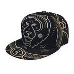Vintage Leo Zodiac Sign Print Snapback Cap