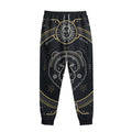 Vintage Leo Zodiac Sign Print Sweatpants