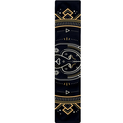 Vintage Leo Zodiac Sign Print Table Runner