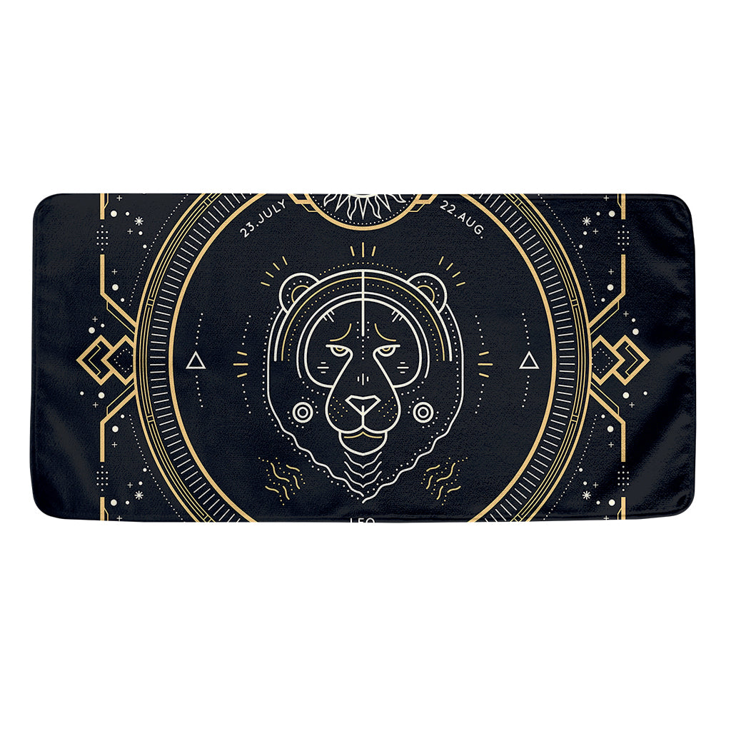 Vintage Leo Zodiac Sign Print Towel