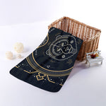 Vintage Leo Zodiac Sign Print Towel