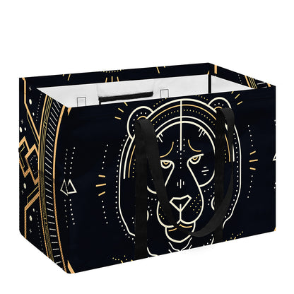 Vintage Leo Zodiac Sign Print Utility Tote Bag