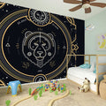 Vintage Leo Zodiac Sign Print Wall Sticker