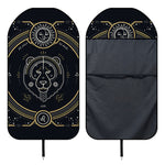 Vintage Leo Zodiac Sign Print Waterproof Car Seat Cover