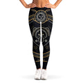 Vintage Leo Zodiac Sign Print Women's Leggings
