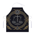 Vintage Libra Zodiac Sign Print Adjustable Apron