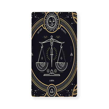 Vintage Libra Zodiac Sign Print Baby Crib Sheet