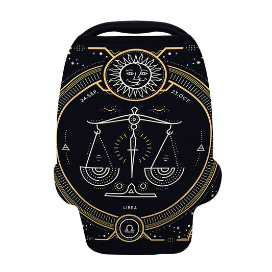 Vintage Libra Zodiac Sign Print Baby Seat Cover