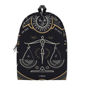Vintage Libra Zodiac Sign Print School Backpack