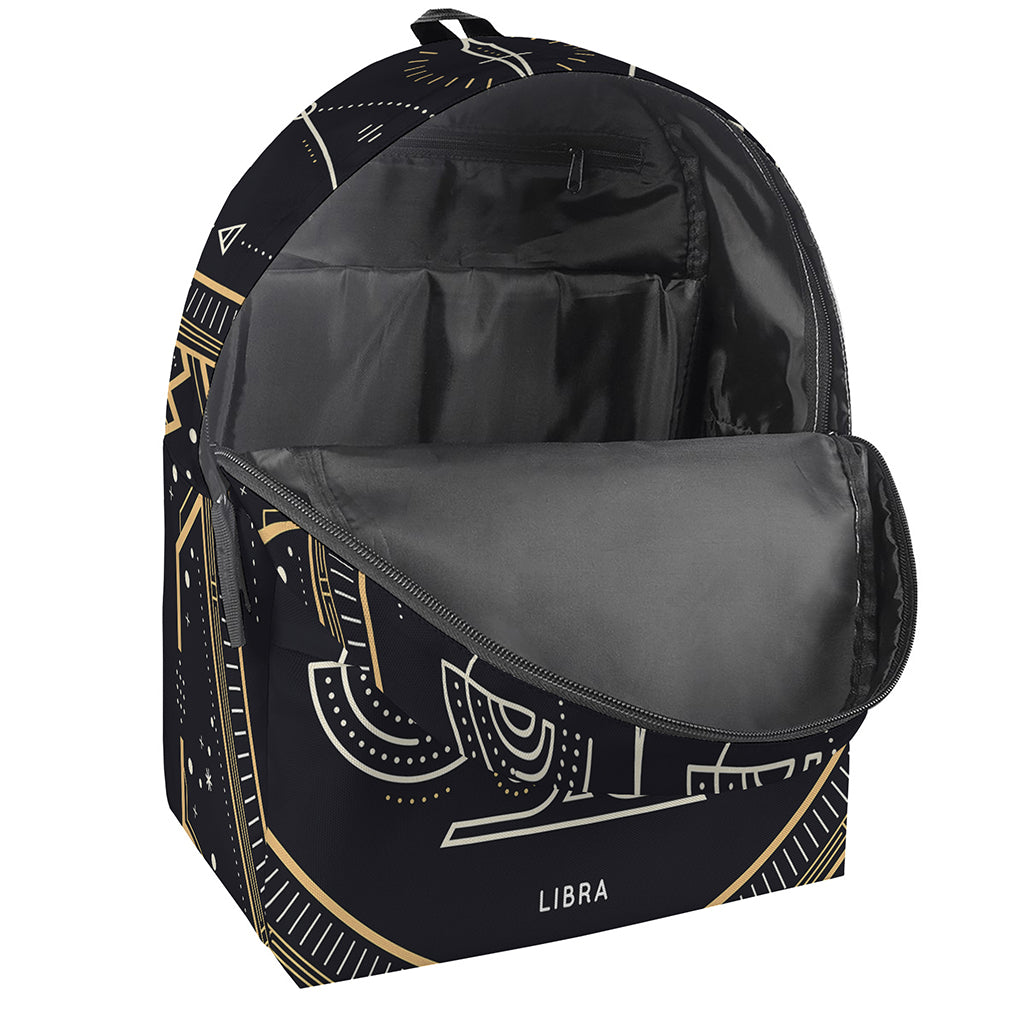 Vintage Libra Zodiac Sign Print Backpack