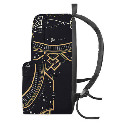 Vintage Libra Zodiac Sign Print Backpack