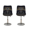 Vintage Libra Zodiac Sign Print Bar Stool Covers